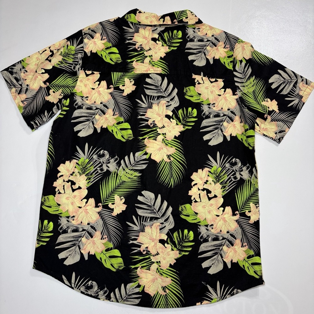 Hurley Boys Hawaiian Shirt Lot 2 Youth XL Flamingo Tropical Button Up Short Slee - Picture 4 of 13